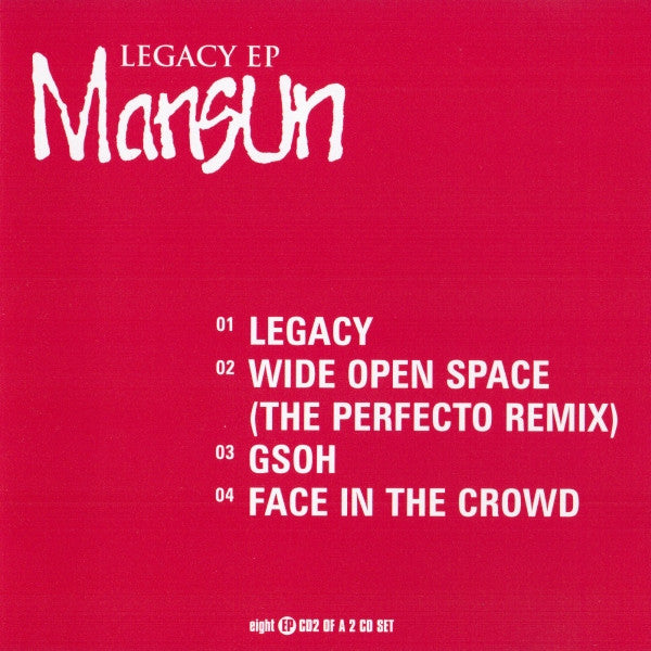 Mansun : Legacy EP (CD, EP, CD2)