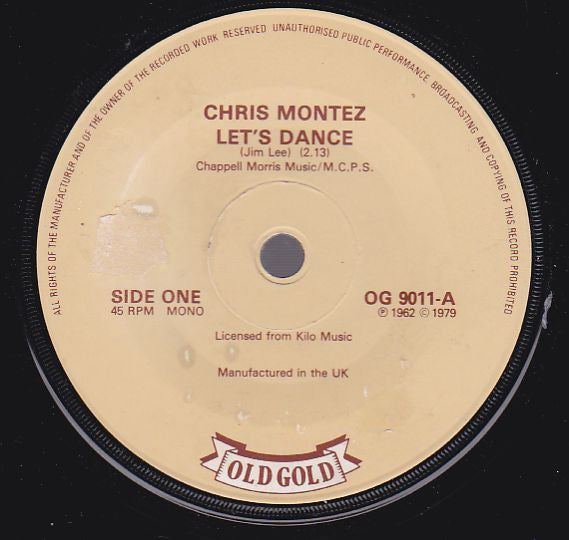 Chris Montez / Lonnie Mack : Let's Dance / Memphis (7", Single, RP, Lab)