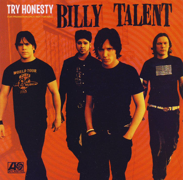 Billy Talent : Try Honesty (CD, Single, Promo)