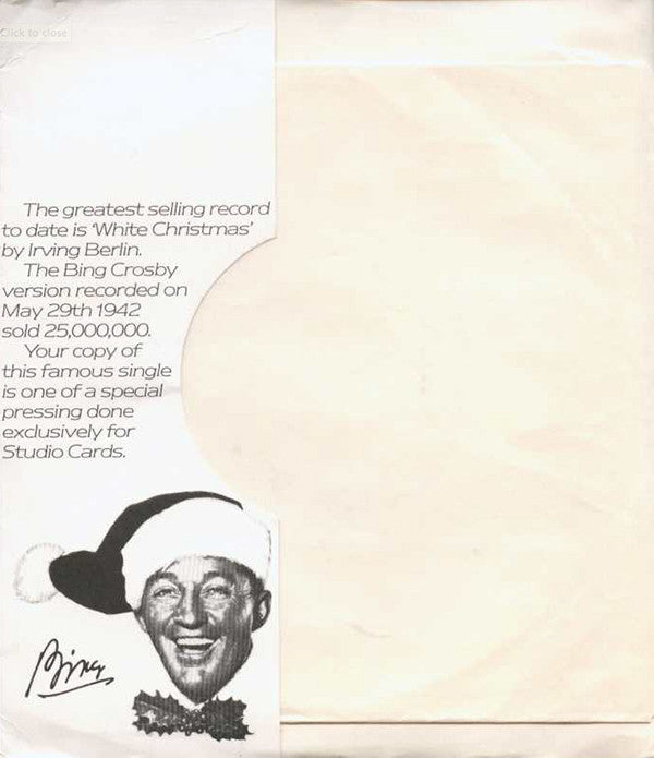 Bing Crosby : White Christmas / God Rest Ye Merry Gentlemen (7", Single, RE, Chr)