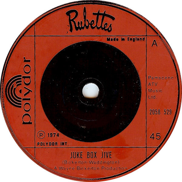 The Rubettes : Juke Box Jive (7", Single, Blu)