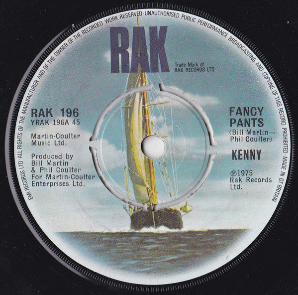 Kenny (3) : Fancy Pants (7", Single, Kno)