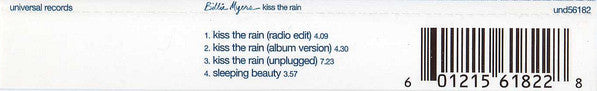 Billie Myers : Kiss The Rain (CD, Single)
