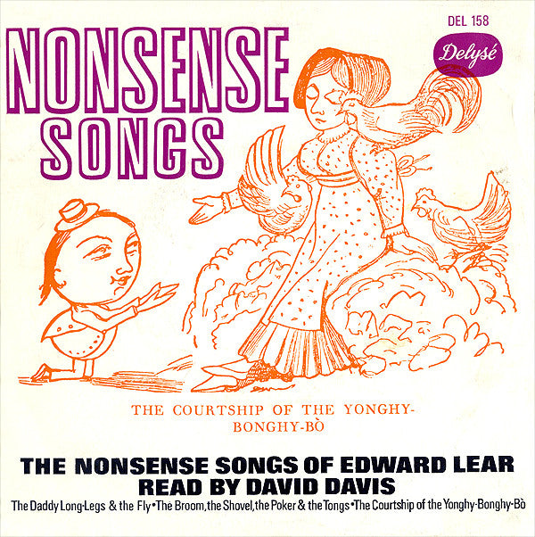 David Davis (4) : The Nonsense Songs – The Courtship Of The Yonghy-Bonghy-Bo (7")