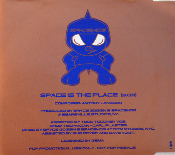 Spacehog : Space Is The Place (CD, Single, Promo)