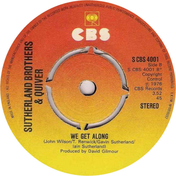 Sutherland Brothers & Quiver : Arms Of Mary (7", Single, Kno)