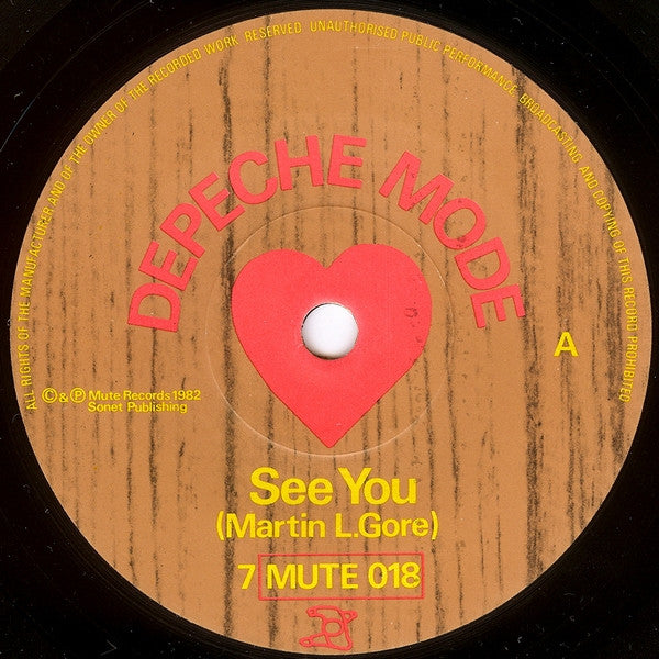 Depeche Mode : See You (7", Single)