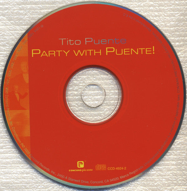 Tito Puente : Party With Puente! (CD, Comp)