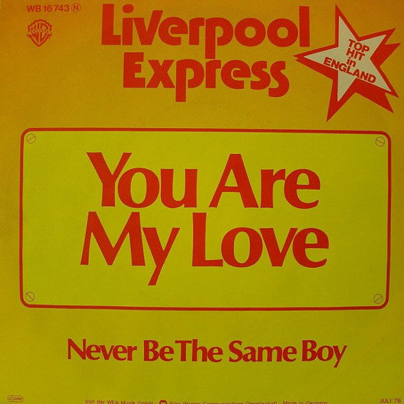 Liverpool Express : You Are My Love (7", Single)