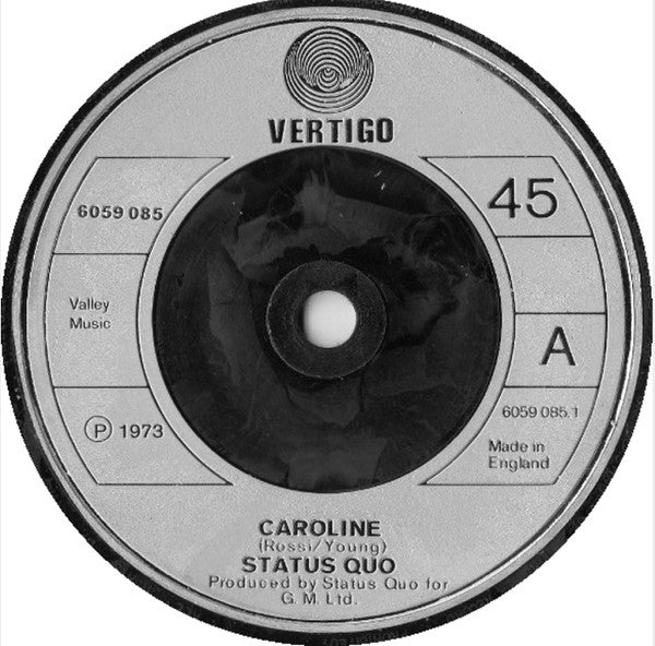 Status Quo : Caroline (7", Single)