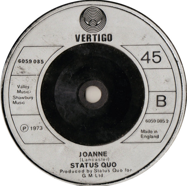 Status Quo : Caroline (7", Single)
