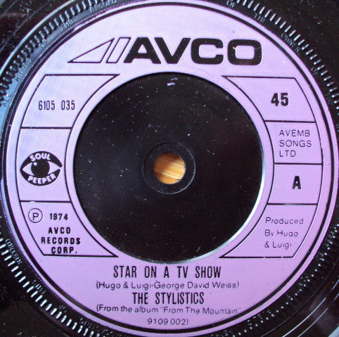 The Stylistics : Star On A TV Show (7", Single)