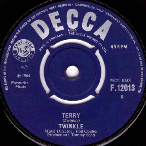 Twinkle (3) : Terry (7", Single)