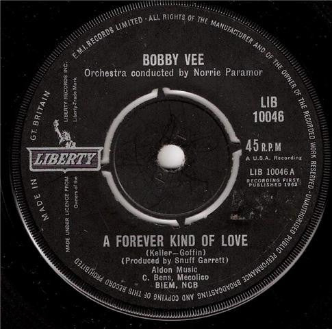 Bobby Vee : A Forever Kind Of Love (7", Single)