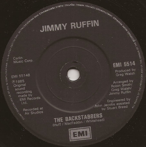Jimmy Ruffin : There Will Never Be Another You (7", Single)