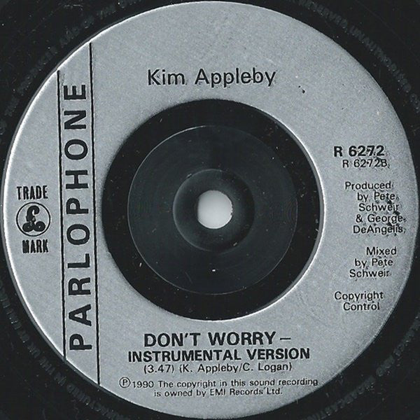Kim Appleby : Don't Worry (7", Single, Sil)