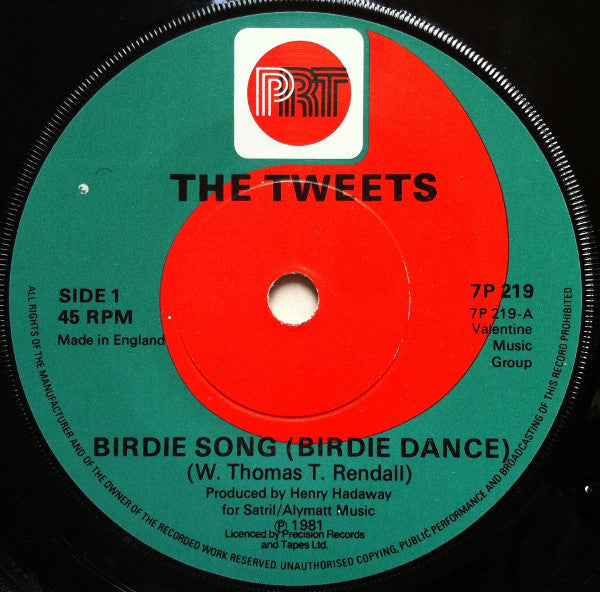 The Tweets : Birdie Song (Birdie Dance) (7", Single)