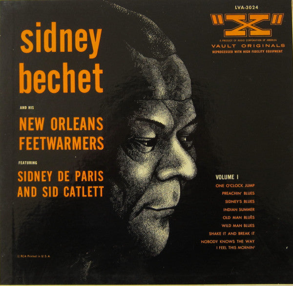 Sidney Bechet And His New Orleans Feetwarmers Featuring Sidney De Paris And Sidney Catlett : Volume 1 (10", Comp)
