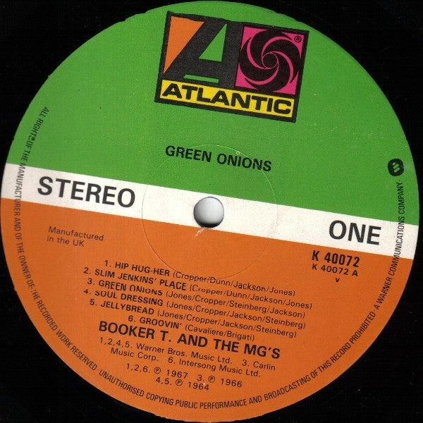 Booker T & The MG's : Green Onions (LP, Comp)