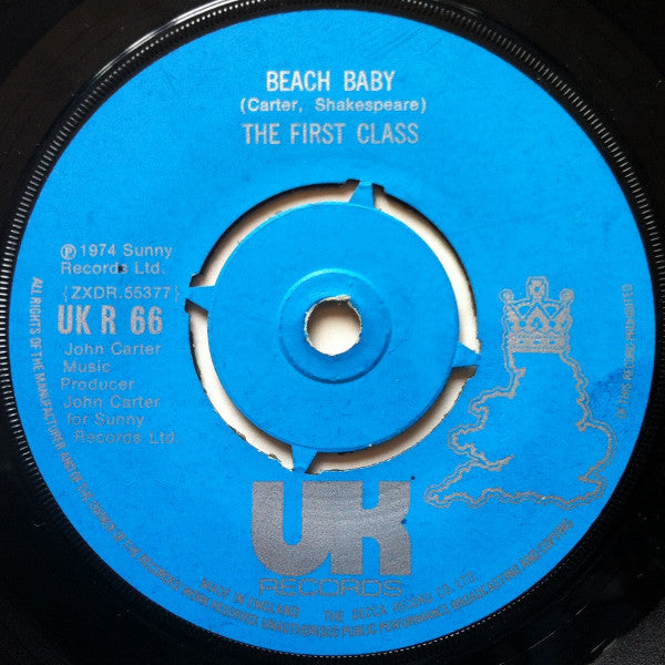 First Class (3) : Beach Baby (7", Single, Pus)