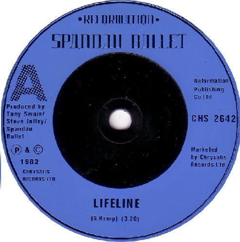 Spandau Ballet : Lifeline (7", Blu)