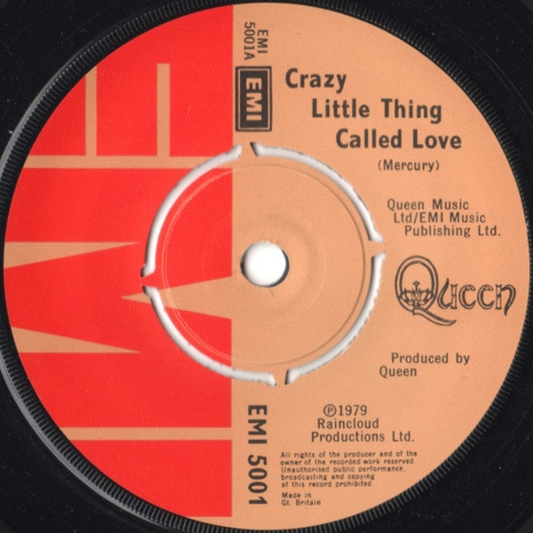 Queen : Crazy Little Thing Called Love (7", Single, Com)