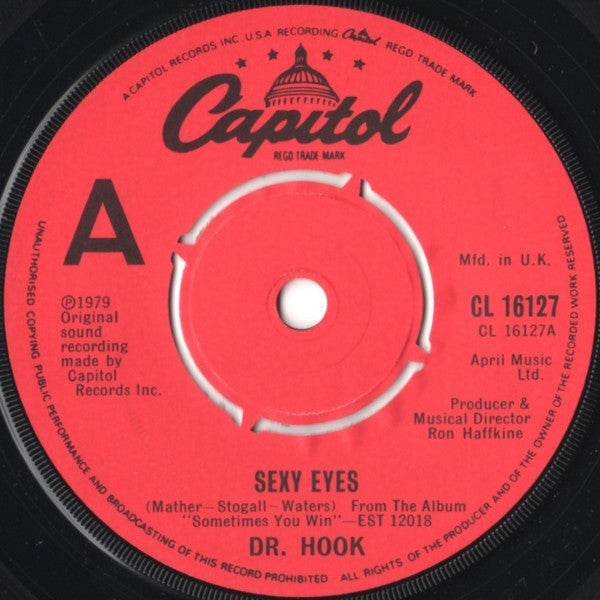 Dr. Hook : Sexy Eyes (7", Single, Com)