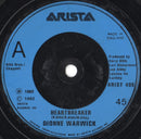 Dionne Warwick : Heartbreaker (7", Single, Com)