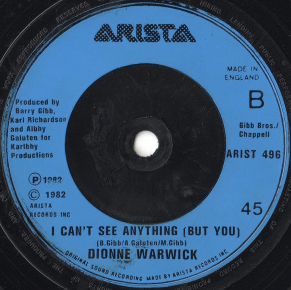 Dionne Warwick : Heartbreaker (7", Single, Com)