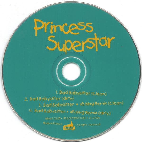 Princess Superstar : Bad Babysitter (CD, Single)