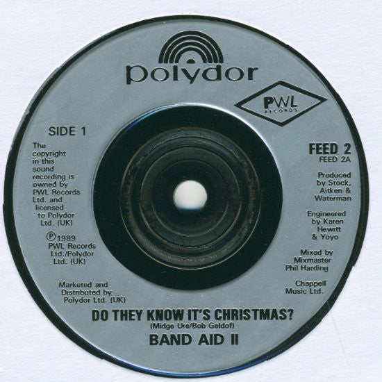 Band Aid II : Do They Know It's Christmas? (7", Single, Inj)