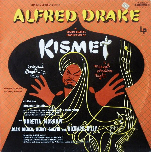 Alfred Drake & The Kismet Original Broadway Cast : Kismet (LP, Mono)