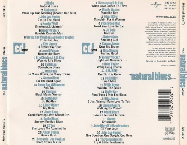 Various : The Natural Blues Album (2xCD, Comp)