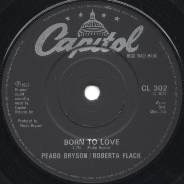 Peabo Bryson / Roberta Flack : Tonight I Celebrate My Love (7", Sol)