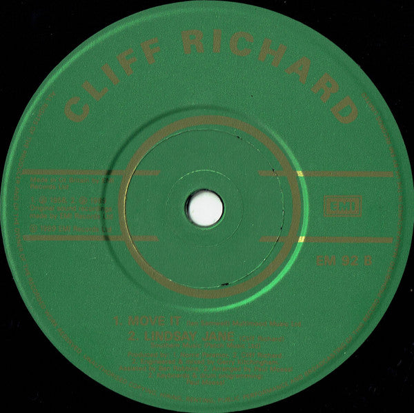 Cliff Richard : The Best Of Me (7", Single, Whi)
