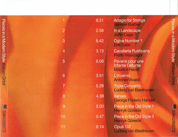 William Orbit : Pieces In A Modern Style (CD, Album)