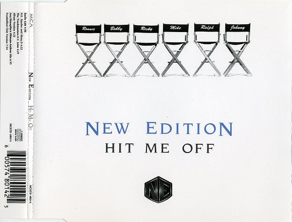 New Edition : Hit Me Off (CD, Single)