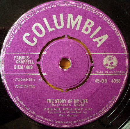 Michael Holliday : The Story Of My Life (7", Single)