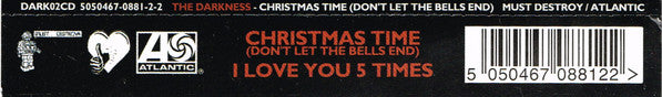 The Darkness : Christmas Time (Don't Let The Bells End) (CD, Single)
