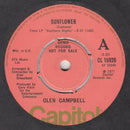 Glen Campbell : Sunflower (7", Single, Promo)