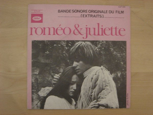 Nino Rota : Extraits de la Bande Originale Du Film Romeo & Juliette (7", Single)