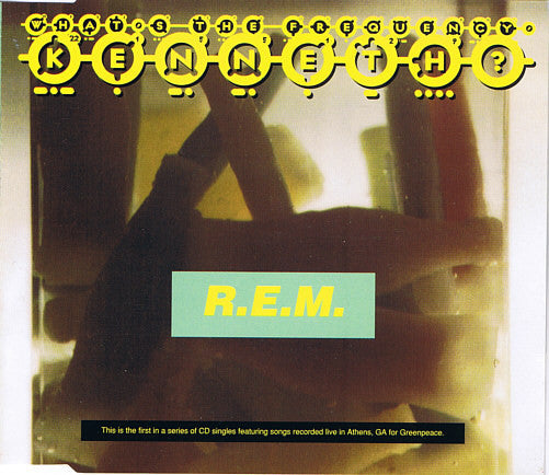 R.E.M. : What's The Frequency, Kenneth? (CD, Single, RE)