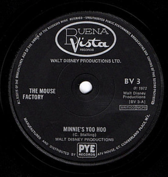 The Mouse Factory And Donald Duck : Minnie's Yoo Hoo / Donald Duck Song (7", Single, Sol)