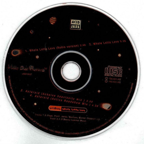 Goldbug : Whole Lotta Love (CD, Single)