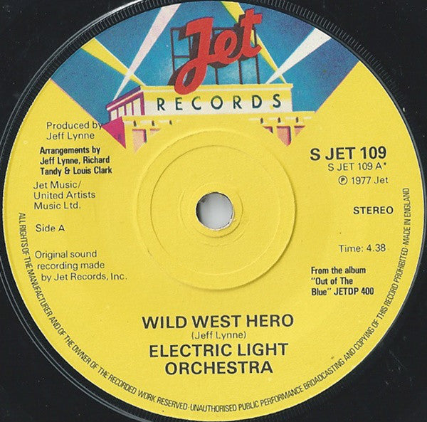 Electric Light Orchestra : Wild West Hero (7", Single)