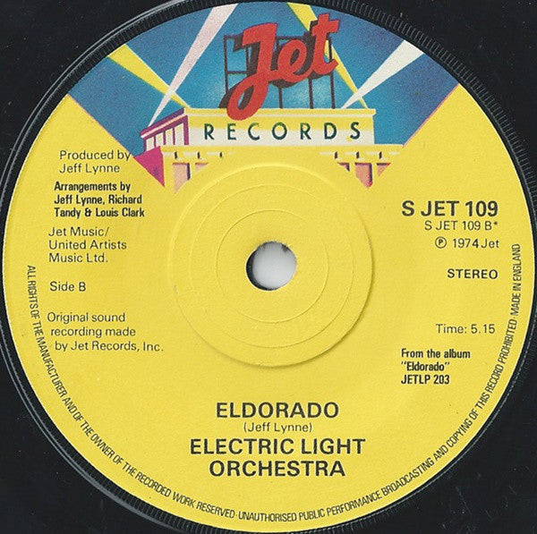 Electric Light Orchestra : Wild West Hero (7", Single)