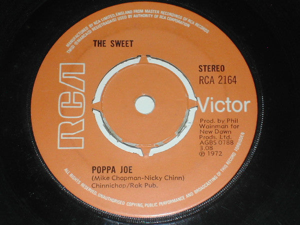 The Sweet : Poppa Joe (7", Single, 4-P)