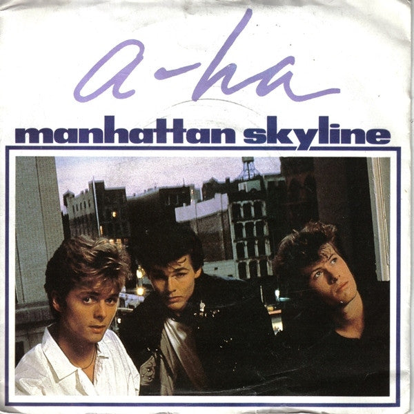 a-ha : Manhattan Skyline (7", Single, Sil)