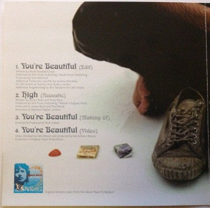 James Blunt : You're Beautiful (CD, Single, Enh, CD2)