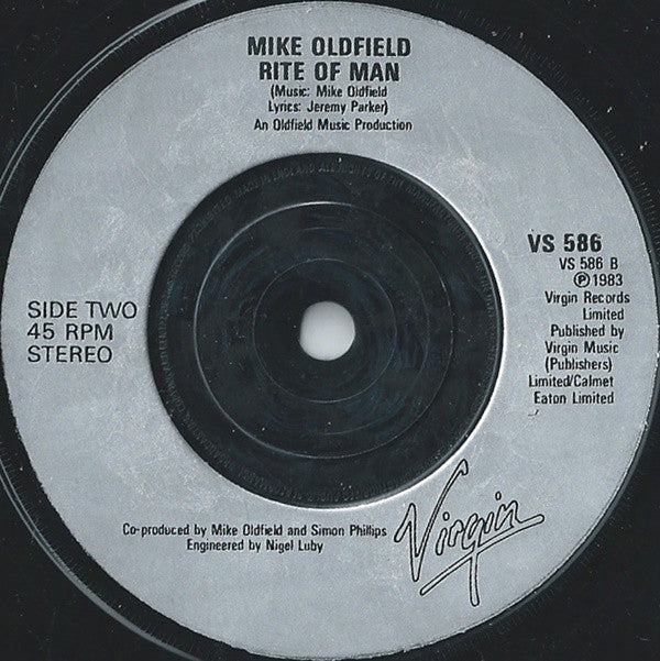 Mike Oldfield : Moonlight Shadow (7", Single, Sil)